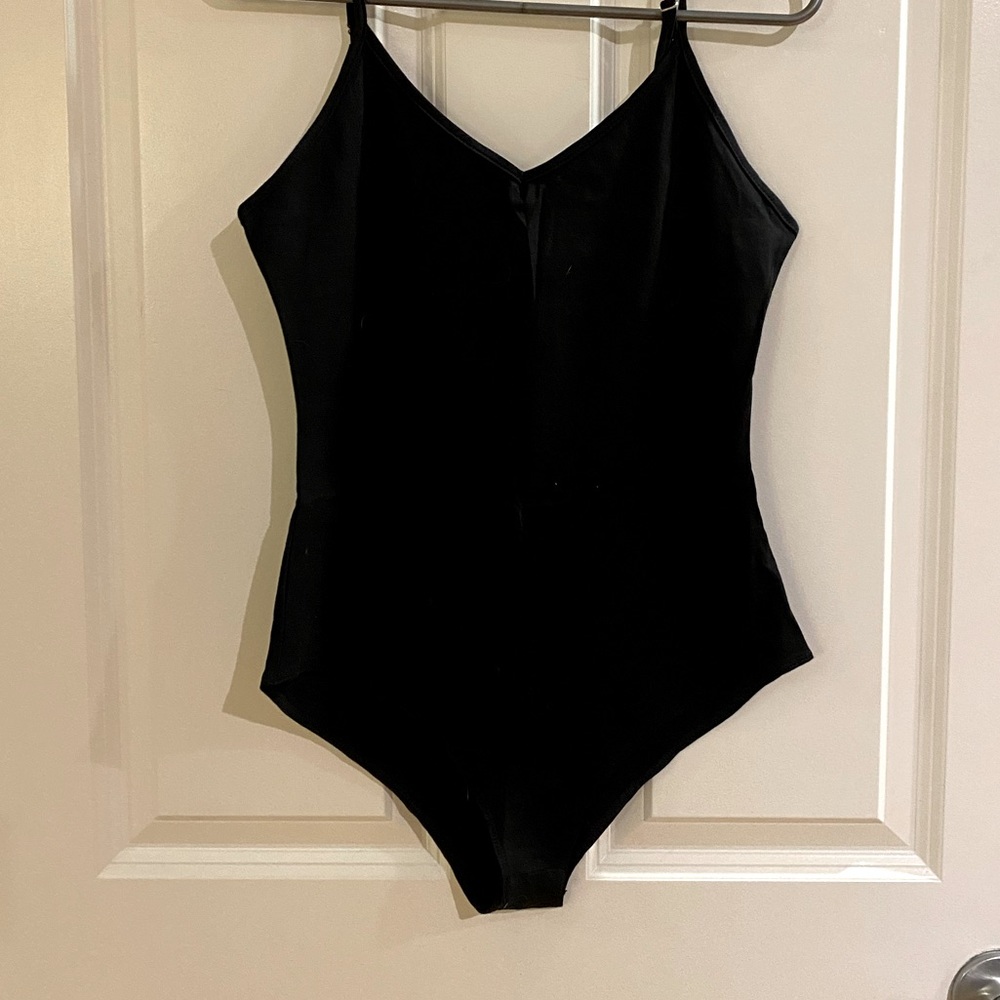 Black bodysuit.